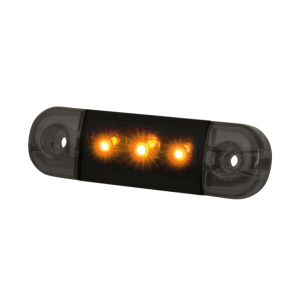 STRANDS DARK KNIGHT SLIM SIDE MARKER 3 LED - AMBER