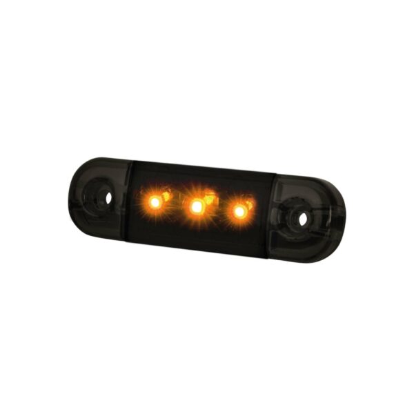 STRANDS DARK KNIGHT SLIM SIDE MARKER 3 LED - AMBER - Image 2