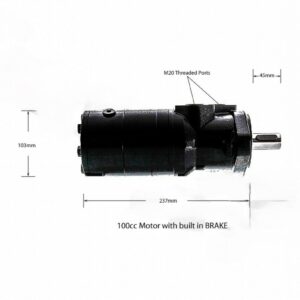 SLIMLINE DISK BRAKE AND MOTOR COMBINED (dawbarn)