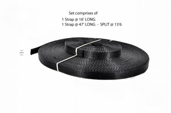 TRAILER STRAPS 47'C/W 13'6" SPLIT