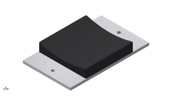 190 X 115 X 28-22 RUBBER CONCAVE
