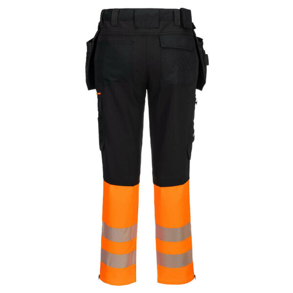 DX457 - DX4 Hi-Vis Class 1 Detachable Holster Pocket Craft Trousers - Image 4