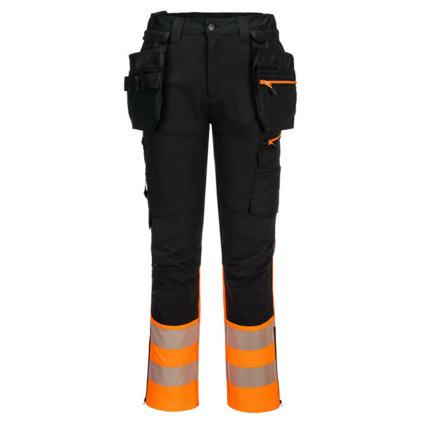 DX457 - DX4 Hi-Vis Class 1 Detachable Holster Pocket Craft Trousers