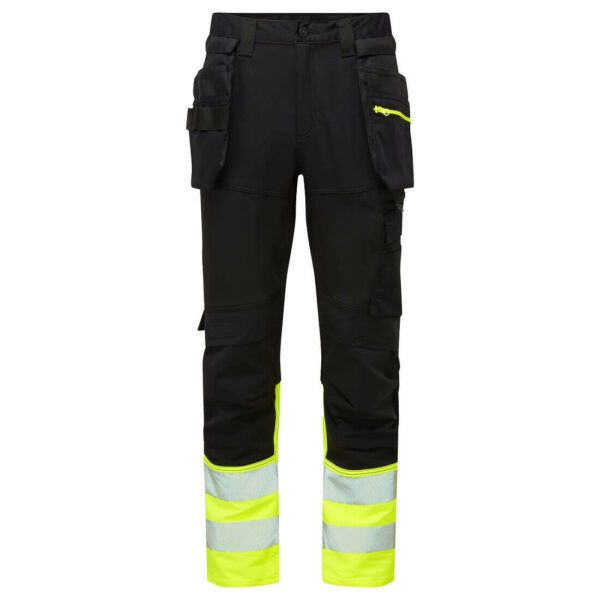 DX457 - DX4 Hi-Vis Class 1 Detachable Holster Pocket Craft Trousers - Image 3